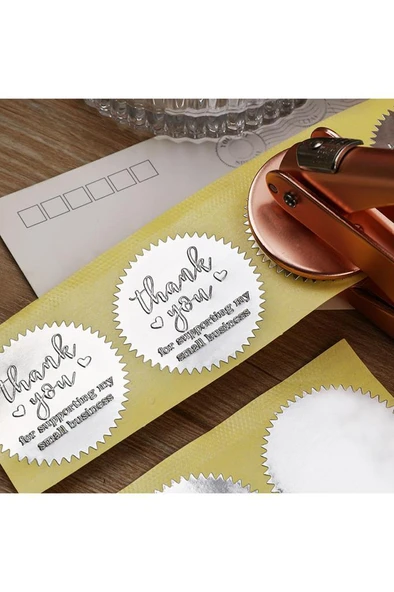 Soğuk Mühür Kabartma Damga Çelik Baskı Presi Rosegold Renk - Resim 12