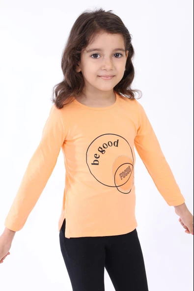 Toontoy Kız Çocuk Baskılı Tişört - 4