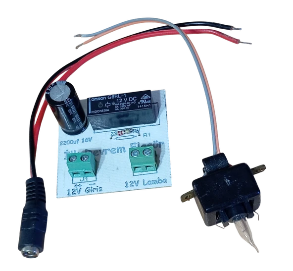 İlk Devrem Adaptörlü Soketli Lambalı Flaşör Devresi - Monteli - Resim 6