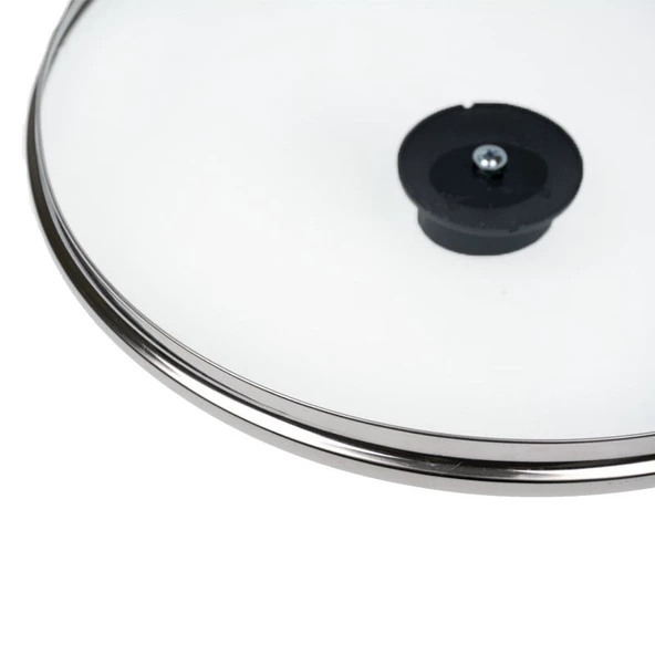 Bütün Tencerelere Uygun Cam Tencere Kapağı 24 cm (1ADET HEDİYEMİZ) KG0017989 - 2