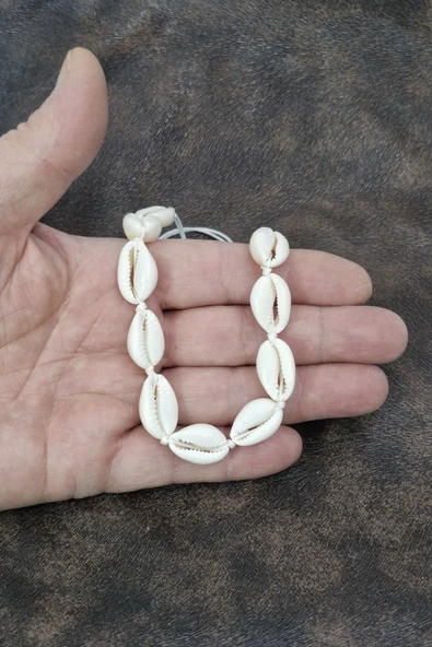 Gerçek Deniz Kabuklarından Ayarlı Kolye 211-2 - 3