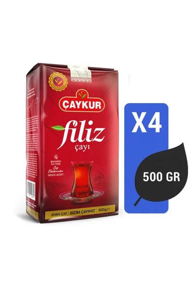 Çaykur Filiz Çayı 500 gr x 4 Adet ürün görseli 1