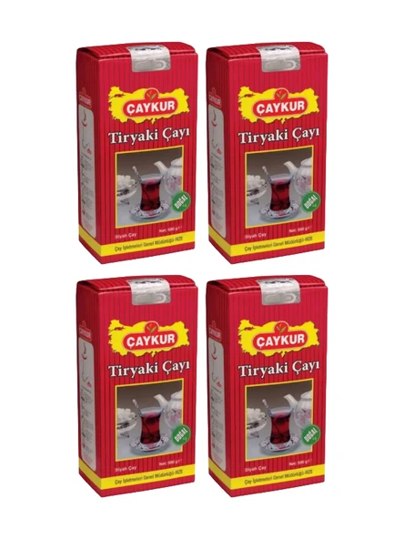 Çaykur Tiryaki Çayı 500 gr x 4 Adet