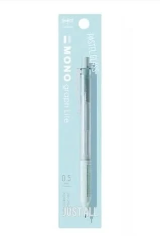 Tombow Mono Graph Lite Pastel Glass Color 0.5mm Mekanik Kurşun Kalem Sky Haze / MLG407LPK