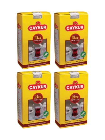 Çaykur Rize Turist Çayı 1000 gr x 4 Adet