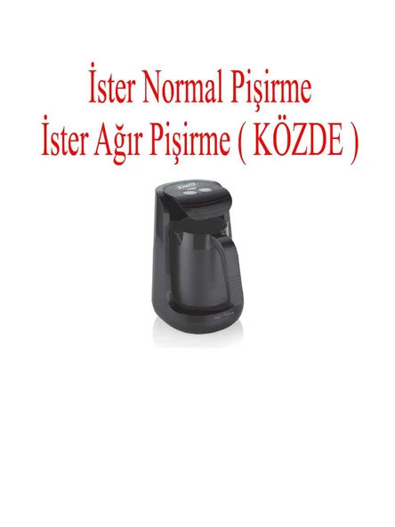Schafer Türk Kahve Makinesi Siyah Kefyi Kahve - 2