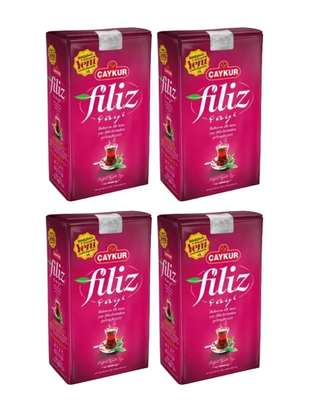 Çaykur Filiz Çayı 1000 gr x 4 Adet