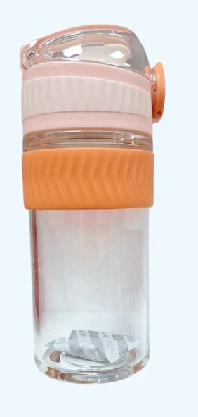Vagonlife 400 ml Glass Bottle Cam Suluk Pembe