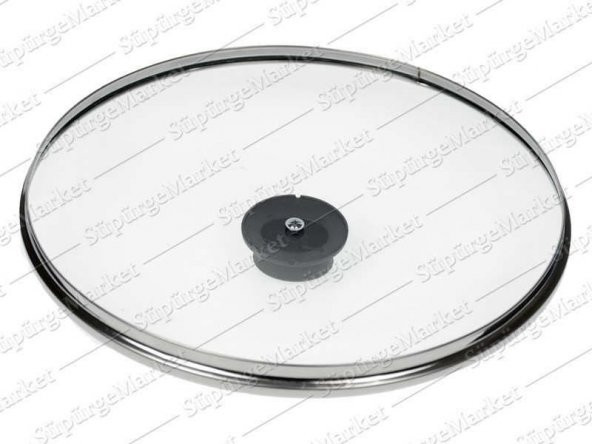Bütün Tencerelere Uygun Cam Tencere Kapağı 16cm - 2