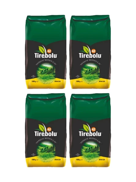 Tirebolu42 Siyah Çay 1000 gr x 4 Adet