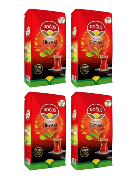 Doğuş Tiryaki Çayı 1000 gr x 4 Adet