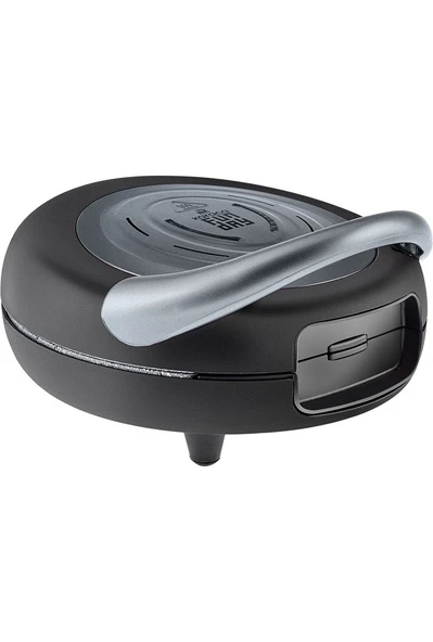 Funday Antrasit Çıkarılabilir Plakalı Waffle Makinesi 1000W