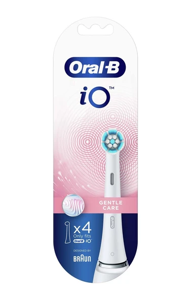 Oral-B iO Gentle Care Diş Fırçası Yedek Başlığı Beyaz 4'lü - 3