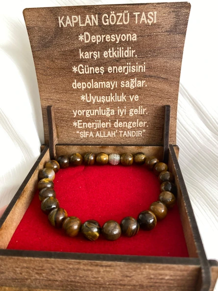 KAPLAN GÖZÜ TAŞI BİLEKLİK
