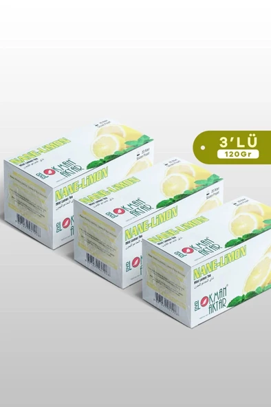 DVD Lokman Aktar Nane Limon Çay 20 Adet Bardak Poşet Çay 40 Gr x 3 Adet