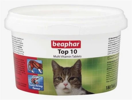 Beaphar Top 10 Kediler için Multi Vitamin 180 Tablet