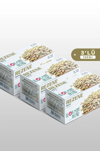 DVD Lokman Aktar Rezene Çay 20 Adet Bardak Poşet Çay 40 Gr x 3 Adet