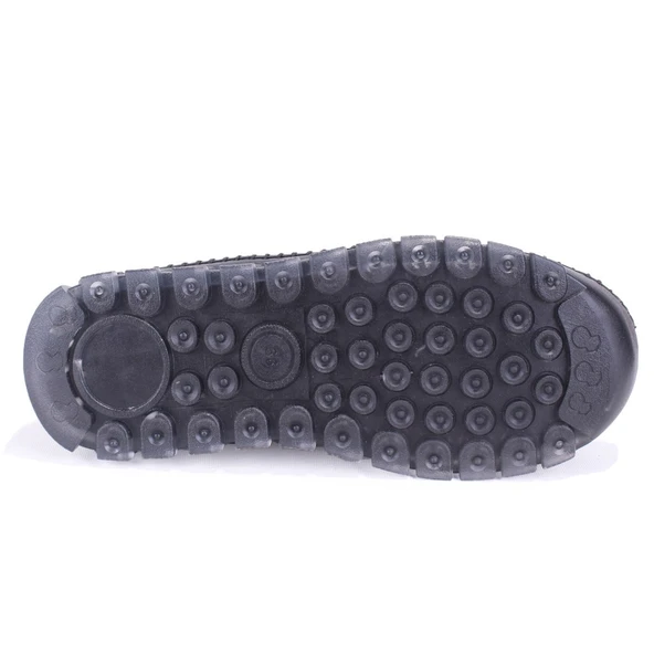 Dagoster DZA07-63114 Siyah Ortopedik Günlük Deri Kadın Ayakkabı - Resim 4