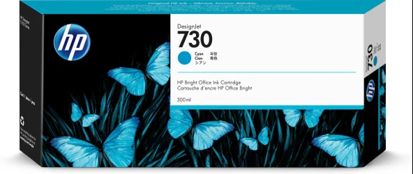P2V68A HP 730 300 ml Camgöbeği DesignJet Mürekkep Kartuşu