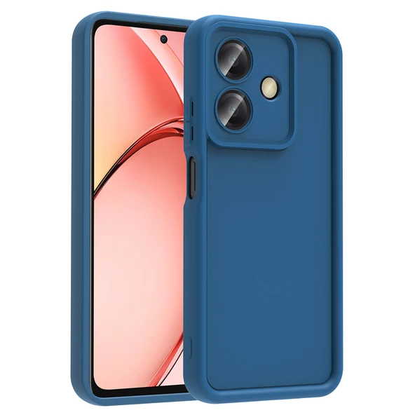 Oppo A3 Kılıf Kamera Korumalı Ananas Kapak - Resim 12