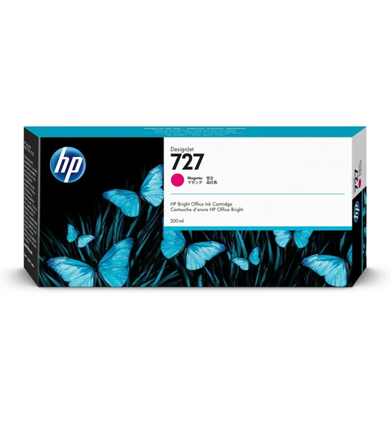 F9J77A HP 727 300-ml Magenta DesignJet Mürekkep Kartuşu