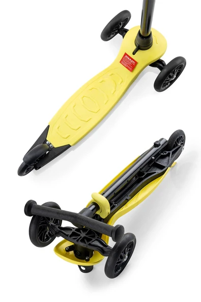 Wellgro Turbo 3 Tekerli Yükseklik Ayarlı Scooter, Sarı - 4