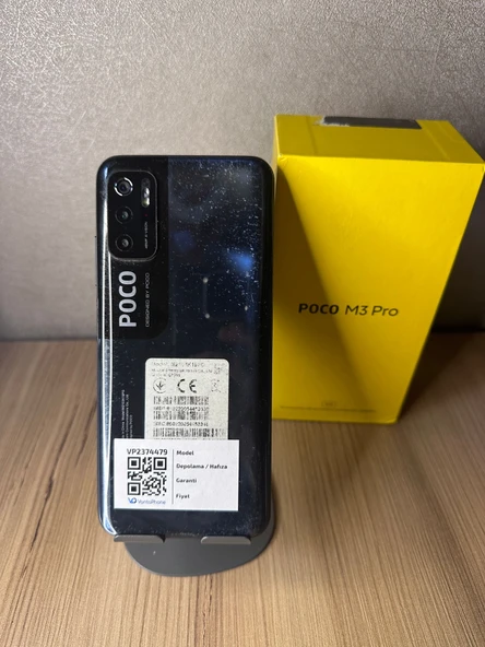 POCO M3 PRO 128GB 8GB RAM SİYAH KUTULU ADINIZA FATURALI GARANTİLİDİR