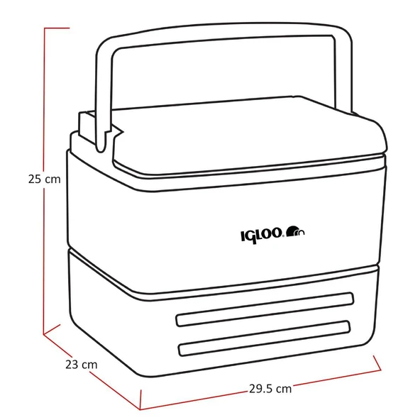 IGLOO EliteCore Buzluk 8.2 Litre-KIRMIZI - 2