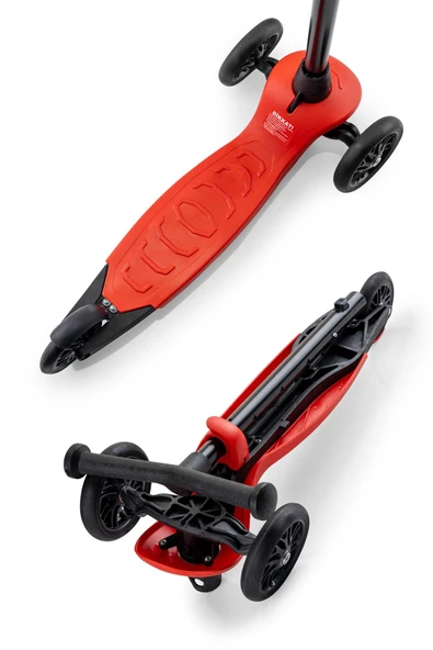 Wellgro Turbo 3 Tekerli Yükseklik Ayarlı Scooter, Kırmızı - 7