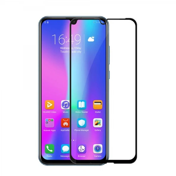 Honor 20 Lite Uyumlu Ön Koruma Seramik Nano Ekran Koruyucu (Siyah)