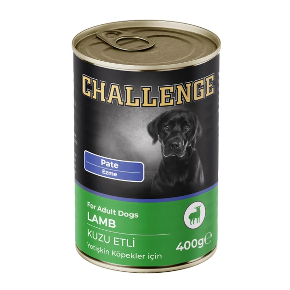 Challenge Pate Kuzu Etli Yetişkin Köpek Konservesi 400 gr