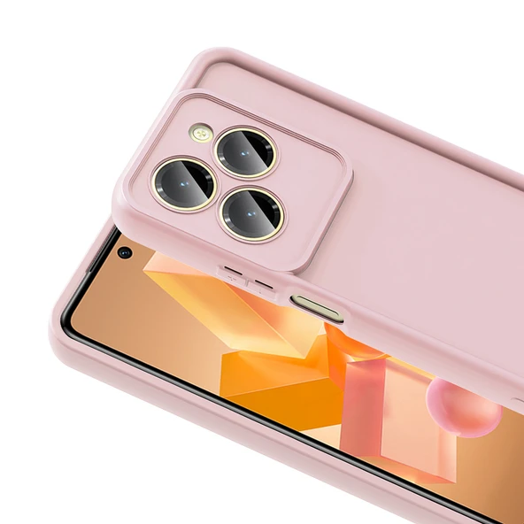 İnfinix Hot 40 Kılıf Kamera Korumalı Ananas Kapak - Resim 3