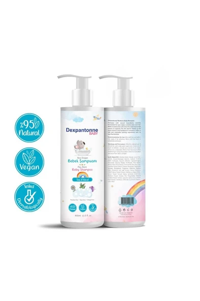 Dexpantonne Baby Bebek Şampuanı 400 ML (Yenidoğandan İtibaren) - 3
