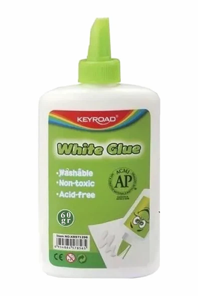 Beyaz Tutkal 60 gr 1 Adet Keyroad Beyaz Mobilya Tutkalı 60 gr Ahşap Tutkalı Su Bazlı Çok Amaçlı Beyaz Tutkal