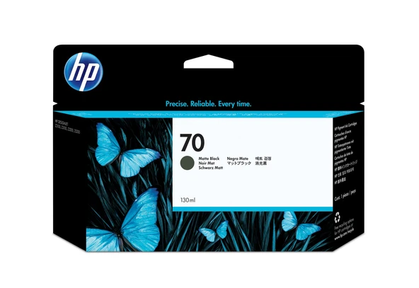 C9448A HP 70 130-ml Mat Siyah DesignJet Mürekkep Kartuşu