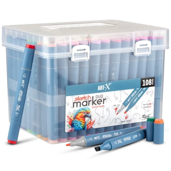 Art-X Sketch Marker Duo 108 Li Set 18052