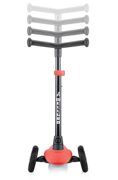 Wellgro Turbo 3 Tekerli Yükseklik Ayarlı Scooter, Kırmızı - 3