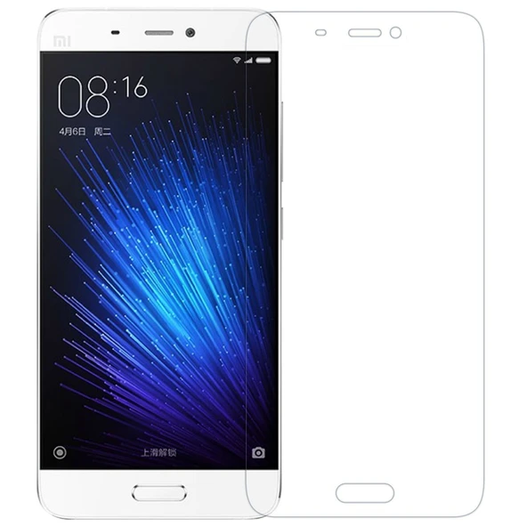 Xiaomi Mi 5 Uyumlu Şeffaf Temperli Cam Ekran Koruyucu ürün görseli 1