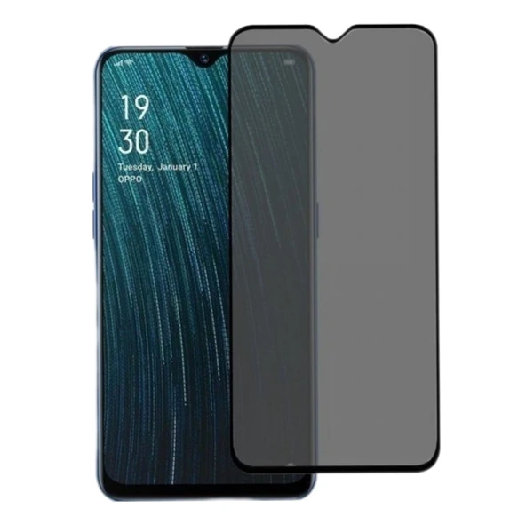 Samsung Galaxy A23 Uyumlu Privacy Ön Koruma Hayalet Seramik Nano Ekran Koruyucu (Siyah)