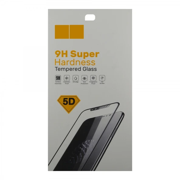 Samsung Galaxy A50 / A50s Uyumlu Ön Koruma Temperli Cam Ekran Koruyucu (Siyah) - 2