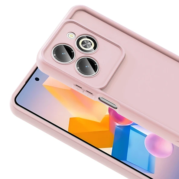 İnfinix Hot 40İ Kılıf Kamera Korumalı Ananas Kapak - Resim 9