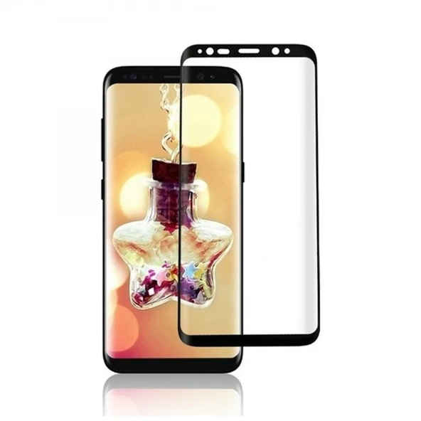 Samsung Galaxy G950 S8 Uyumlu Ön Koruma Polymer Nano Ekran Koruyucu (Siyah) ürün görseli 1