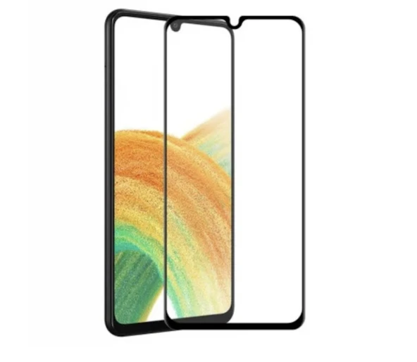 Samsung Galaxy A05 Uyumlu Ön Koruma Temperli Cam Ekran Koruyucu (Siyah) ürün görseli 1