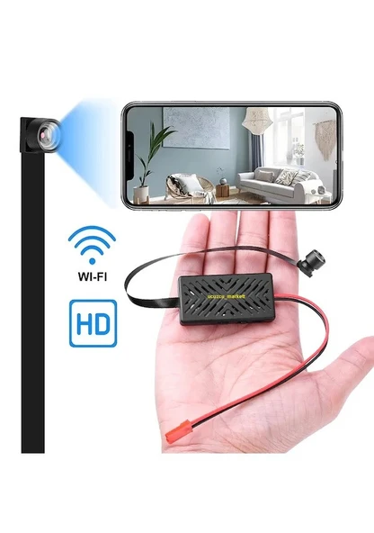 MİNİ GÜVENLİK WİFİ KAMERA (UZAKTAN İZLEME-SES DİNLEME-HAFIZA KART KAYIT-HAREKET ALGILAMA) - 5