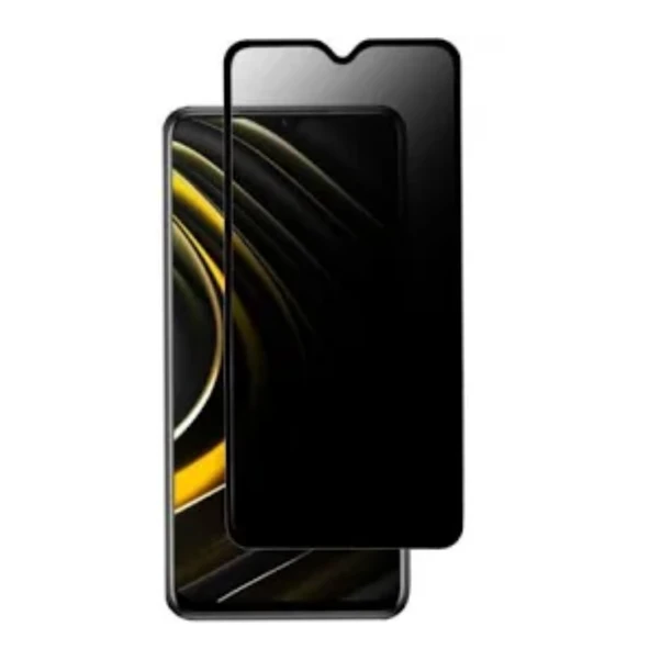 Samsung Galaxy A31 5G Uyumlu Privacy Ön Koruma Hayalet Seramik Nano Ekran Koruyucu (Siyah)