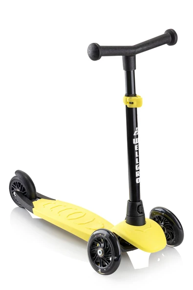 Wellgro Işıklı 3 Tekerli Yükseklik Ayarlı Scooter, Sarı - 9