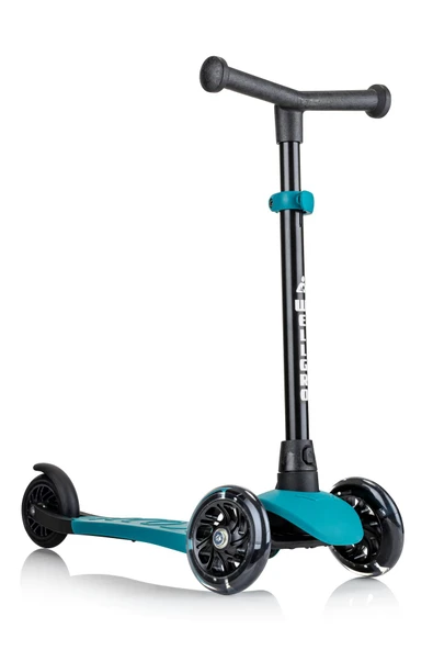 Wellgro Işıklı 3 Tekerli Yükseklik Ayarlı Scooter, Yeşil - 5