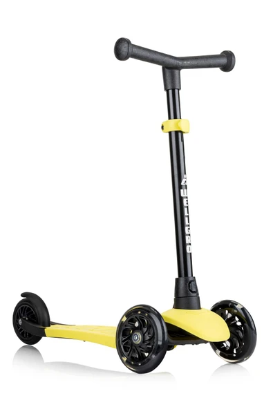 Wellgro Işıklı 3 Tekerli Yükseklik Ayarlı Scooter, Sarı - 6