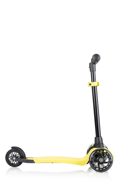 Wellgro Işıklı 3 Tekerli Yükseklik Ayarlı Scooter, Sarı - 5