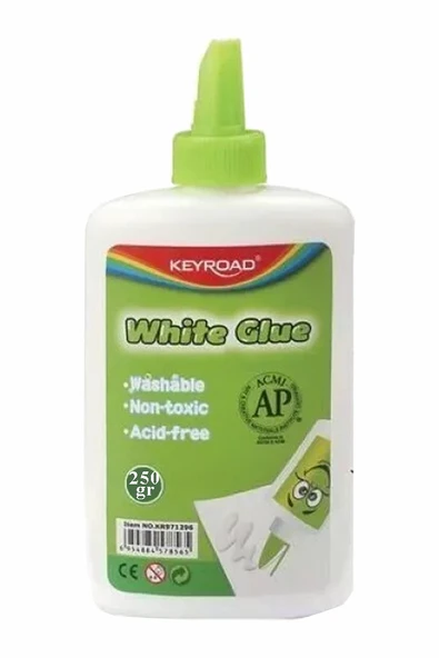 Beyaz Tutkal 250 gr 1 Adet Keyroad Beyaz Mobilya Tutkalı 250 gr Ahşap Tutkalı Su Bazlı Çok Amaçlı Beyaz Tutkal